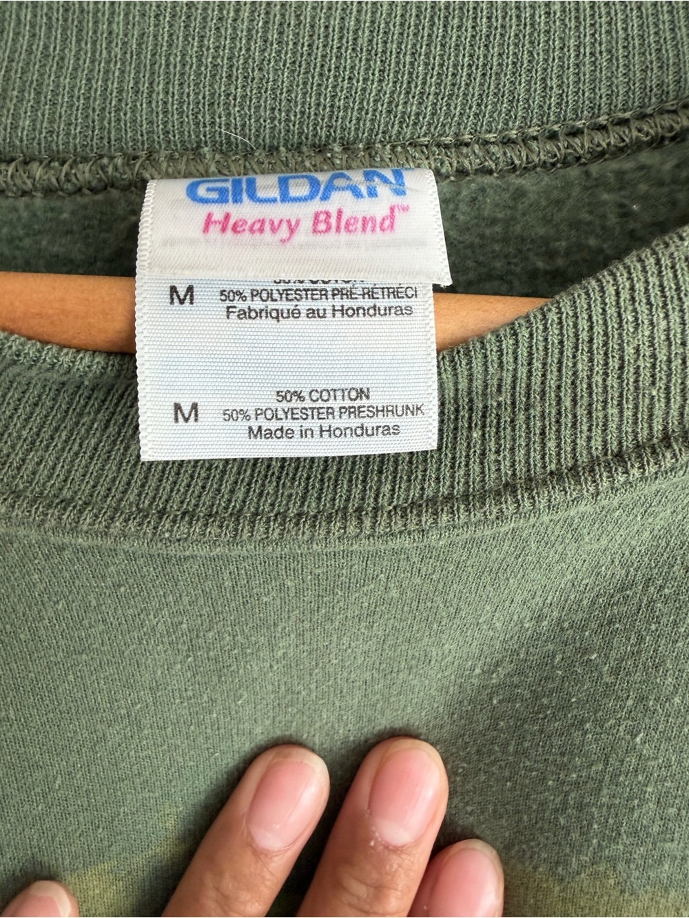 Green Deer Graphic Crewneck Sweatshirt - Picture 3 of 4